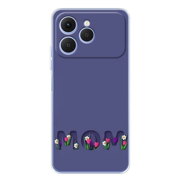 Чохол з принтом «Мама в квітах» для TECNO Spark 40 Чохол з принтом «Мама в квітах» для TECNO Spark 40