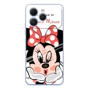 Эксклюзивный чехол для Tecno Spark 40 (AlphaPrint - Мультяшные) (Маус Минни)