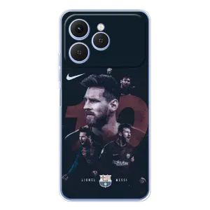 Чехлы Месси для Tecno Spark 40 (AlphaPrint) (Месси 10)