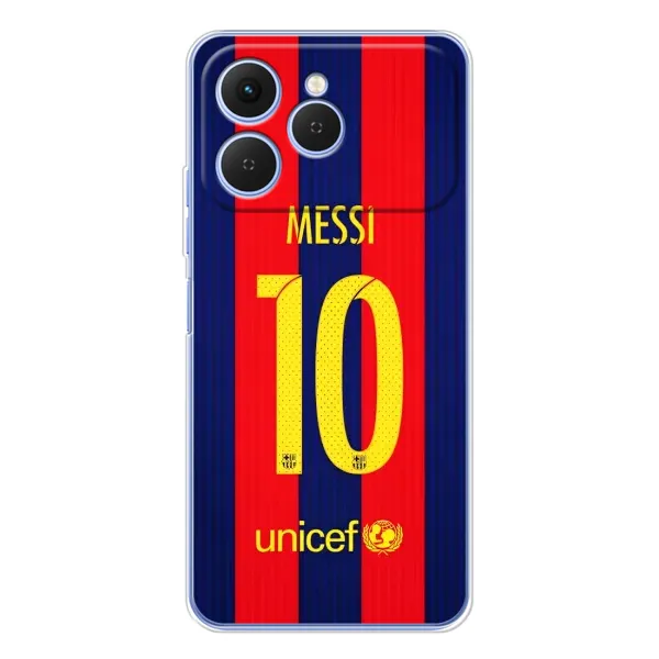 Чехол с принтом «Messi Barca 10» для TECNO Spark 40 Чехол с принтом «Messi Barca 10» для TECNO Spark 40