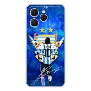 Чехлы для Tecno Spark 40 (Leo чемпион) (AlphaPrint) (Месси сборная)