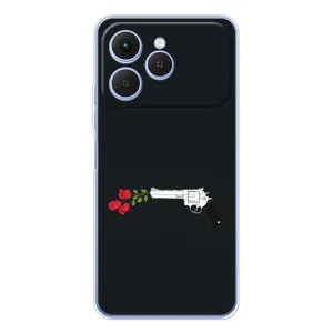 Чехлы (ART) Цветы на Tecno Spark 40 (VPrint) (Неожиданные цветы)
