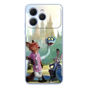 Чохол Зоотрополіс на Tecno Spark 40 (Герої мультфільму Зоотрополіс)