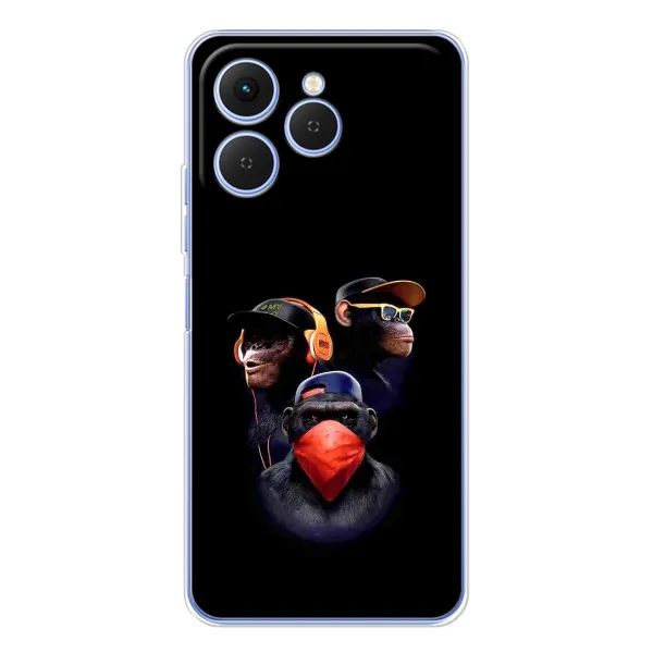 Чохол з принтом «Три мавпи» для TECNO Spark 40 Чохол з принтом «Три мавпи» для TECNO Spark 40