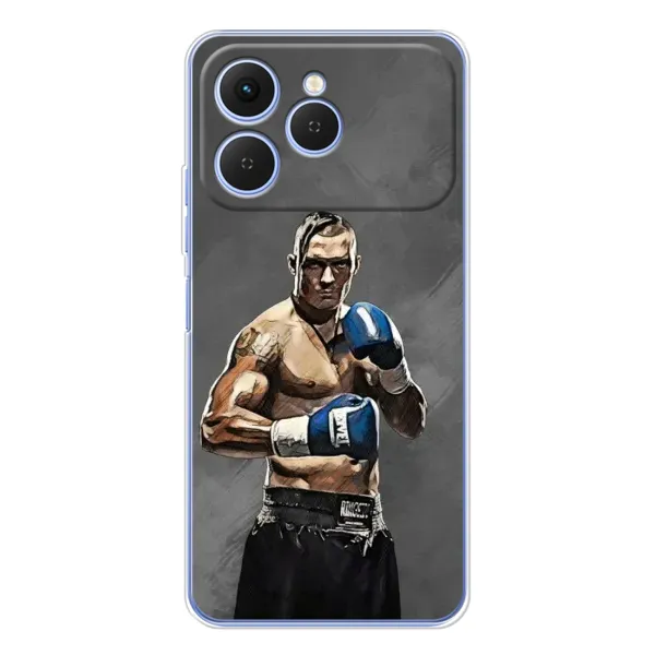 Чехол с принтом «Александр Усик» для TECNO Spark 40