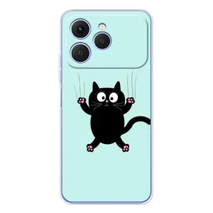Чохол з принтом для Tecno Spark 40 (AlphaPrint) Модні коти