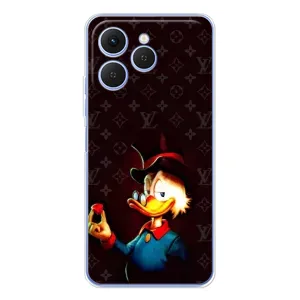 Чехли для Tecno Spark 40 - Скрудж МакДак Louis Vuitton (PREMIUMPrint) (Скрудж з ботліантом)