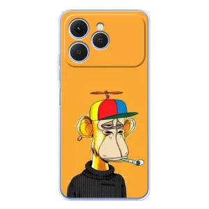 Чохли з Мавпами NFT для Tecno Spark 40 (AlphaPrint) (Нудна мавпа NFT)