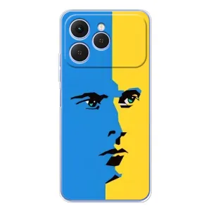 Украинские Чехлы для Tecno Spark 40 с картинкой УПА (AlphaPrint) (Степан Бандера)