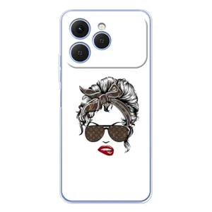 Чохли Луі Вітон для Tecno Spark 40 (AlphaPrint - LOUIS VUITTON) (стильна з луі вітон)