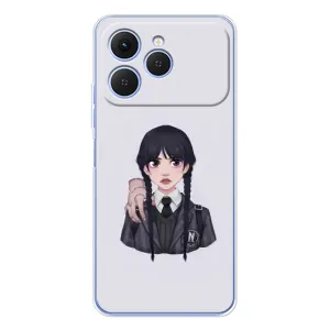 Чохли Венсдей на Tecno Spark 40 Уенсдей (AlphaPrint) (Венздей і Річ)