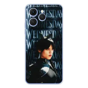 Чохли Венсдей на Tecno Spark 40 Уенсдей (AlphaPrint) (Венздей кішка)