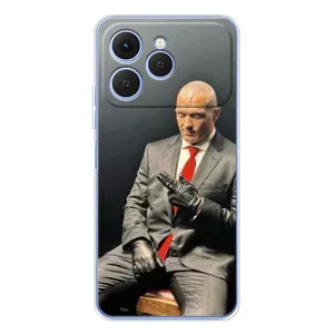 Чехол с принтом «Усик Hitman» для TECNO Spark 40