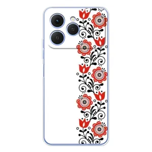 Чохол для Патріота України Tecno Spark 40 - (AlphaPrint) (Яскрава вишиванка)