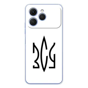 Чохли для Tecno Spark 40 Укр. Символіка (AlphaPrint) (ЗСУ герб)