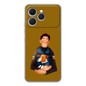 Чохли з картинкою собаки Патрон для Tecno Spark 40 (AlphaPrint) (ЗСУ Патрон)