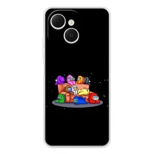 Чехол Амонг Ас для TECNO Spark 40C (AlphaPrint) (Амонг-ас)