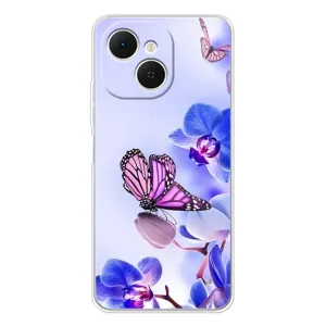 Чехлы с Цветами для TECNO Spark 40C (VPrint) (Бабочка на цветочке)