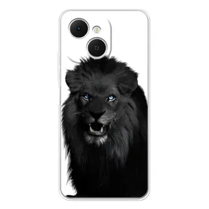 Чохли з картинкою животних TECNO Spark 40C (Чорний ЛЕВ)