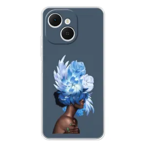 Чехлы (ART) Цветы на TECNO Spark 40C (VPrint) (Цветы на голове)