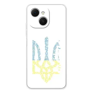 Чехлы для TECNO Spark 40C Укр. Символика (AlphaPrint) (Герб из букв)