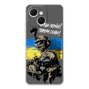 Чехлы с картинкой ЗСУ для TECNO Spark 40C (AlphaPrint) (Героям Слава)