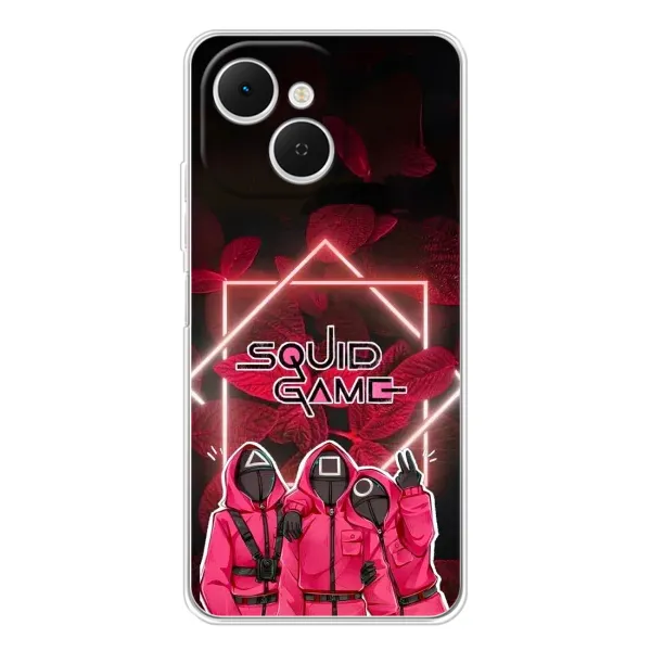 Чехол с принтом «Охранники Игра кальмара» для TECNO Spark 40C Чехол с принтом «Охранники Игра кальмара» для TECNO Spark 40C