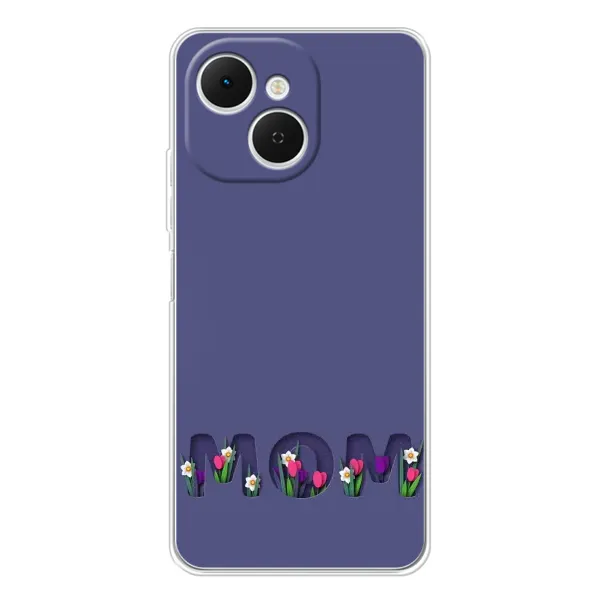 Чехол с принтом «Мама в цветах» для TECNO Spark 40C Чехол с принтом «Мама в цветах» для TECNO Spark 40C