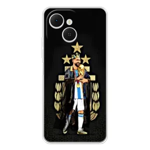 Чехлы для TECNO Spark 40C (Leo чемпион) (AlphaPrint) (Месси Король)
