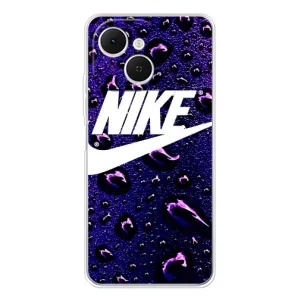 Чехол для TECNO Spark 40C - с принтом Найк (AlphaPrint) (Найк принт)