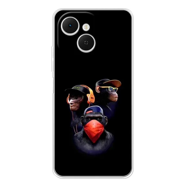 Чехол с принтом «Три обезьяны» для TECNO Spark 40C Чехол с принтом «Три обезьяны» для TECNO Spark 40C