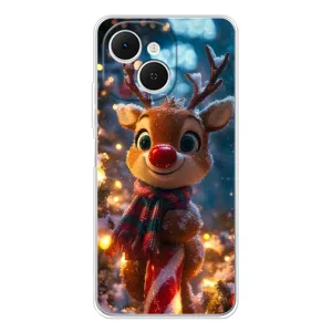 Чехол с принтом «Олень с шарфом» для TECNO Spark 40C