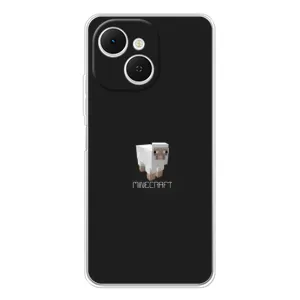 Чохол Майнкрафт на TECNO Spark 40C (AlphaPrint) Minecraft (Овечка Майнкрафт)