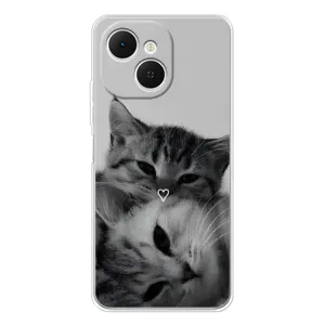 Чохол з принтом «Пара котів» для TECNO Spark 40C