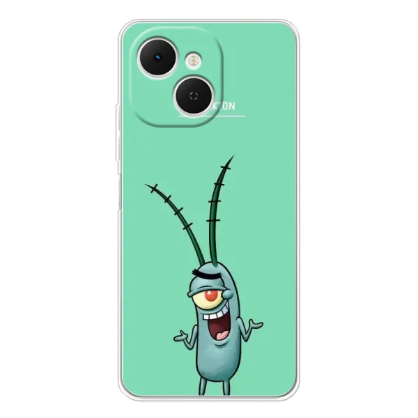 Чехол с принтом «Персонаж Планктон» для TECNO Spark 40C