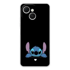 Чохол з принтом Стіч на TECNO Spark 40C (Стіч на чорному)
