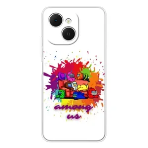 Чехол Амонг Ас для TECNO Spark 40C (AlphaPrint) (Яркий АмонгАс)