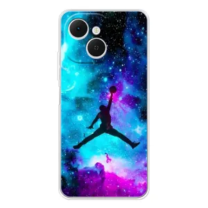 Чехлы для TECNO Spark 40C - с картинкой JORDAN (AlphaPrint) (Яркий Джордан)