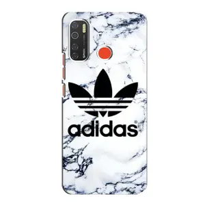 Чехлы Адидас для TECNO Spark 5 Pro (AlphaPrint) (Адидас на мраморе)