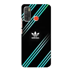 Чехлы Адидас для TECNO Spark 5 Pro (AlphaPrint) (Адидас с полосами)