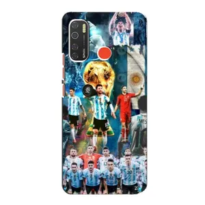 Чехлы Месси для TECNO Spark 5 Pro (AlphaPrint) (Аргентина Месси)