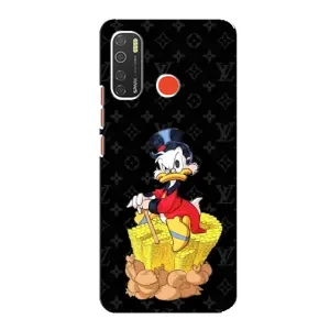 Чехли для TECNO Spark 5 Pro - Скрудж МакДак Louis Vuitton (PREMIUMPrint) (Богатство Макдака)
