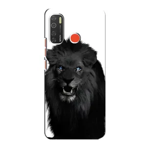 Чохли з картинкою животних TECNO Spark 5 Pro (Чорний ЛЕВ)