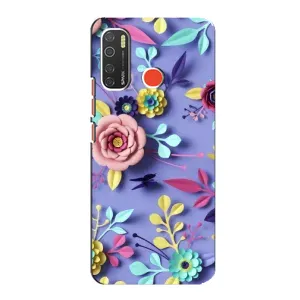 Чехлы с Цветами для TECNO Spark 5 Pro (VPrint) (Цветочный дизайн)