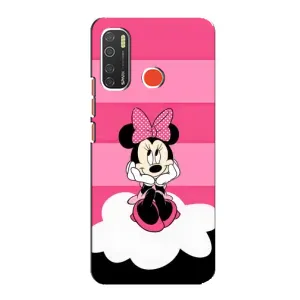 Міккі Маус чохол для TECNO Spark 5 Pro (AlphaPrint - Мультяшні) (Дівчинка Maus)