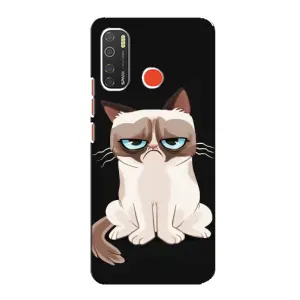 Чохол з принтом для TECNO Spark 5 Pro (AlphaPrint) Модні коти (Сумний кіт)