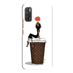 Чехлы Луи Витон для TECNO Spark 5 Pro (AlphaPrint - LOUIS VUITTON) (кофе LOUIS VUITTON)