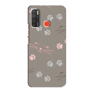 Чохол з малюнком кіт на TECNO Spark 5 Pro (Лапи і вуса)
