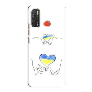 Чехол для Патриота Украины TECNO Spark 5 Pro - (AlphaPrint) (Мир Украине)