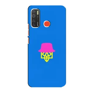 Чехлы для TECNO Spark 5 Pro  Укр. Символика (AlphaPrint) (Шапка на гербу)